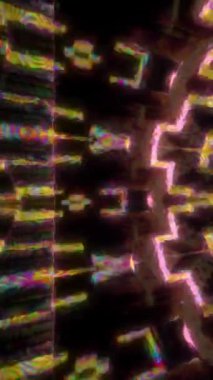 Meditasyon, yoga, festivaller ve VJ performansı için dizayn edilmiş kusursuz döngülü seremoni mandala tasarımı, 4K gösterim ve sürükleyici projeksiyon için optimize edilmiş sonsuz döngü animasyonu.