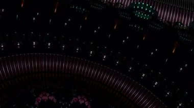 Pürüzsüz dairesel dönüşümlü 360 mandala ortamının sakinleştirilmesi, aile alanları, sağlık stüdyoları ve modern iç dekorasyonlar için barışçıl bir arka plan olarak dizayn edildi.