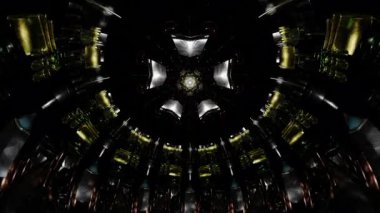 Göksel katedral kubbesi kutsal bir mandala çiçeği gibi açılıyor, merkezden yayılan ilahi ışık, derin düşüncelere daldırma ve iç huzur için ruhsal mimari.