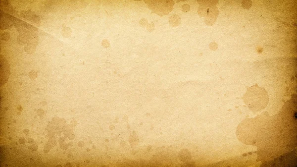 The old antique texture of beige paper is stained and streaked — Stock Photo, Image