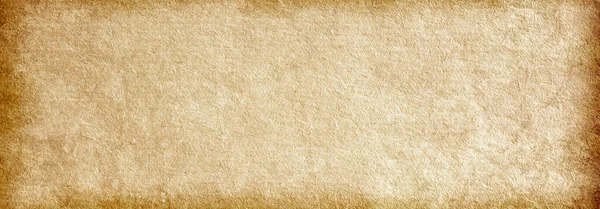 Gammal tom brun papper bakgrund banner med vinjett — Stockfoto