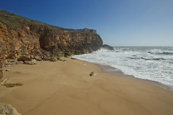 Empreintes de pas dans le sable — Photo