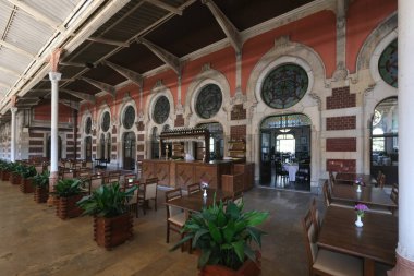 Sirkeci İstasyonu 'ndaki Doğu Ekspresi Girişi, Doğu Ekspresi eski doğu terminali, İstanbul, Türkiye