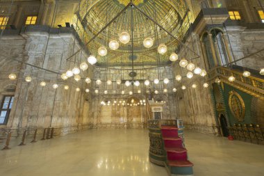 Coptic orthodox church of st. George standing under a clear blue sky in old Cairo,Egypt