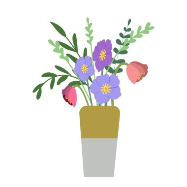 Vazoda duran Gösterişli Çiçekler