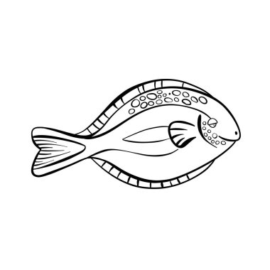 El yapımı denizanası. Vektör doodle biçim simgesi