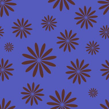 Renkli papatya çiçek deseni