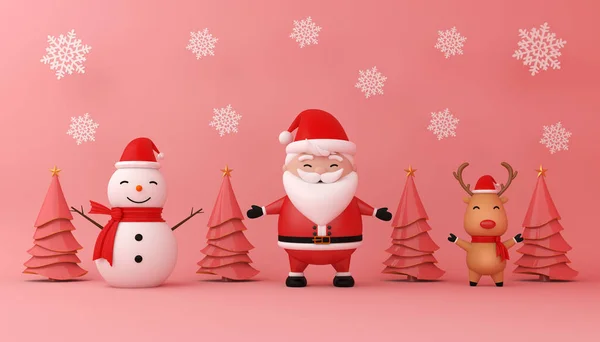 Mutlu Noeller ve mutlu yıllar, 3D çizim.