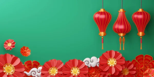 Capodanno Cinese Felice Anno Nuovo Con Segno Tradizionale — Foto Stock
