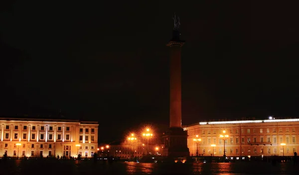 Nuit Saint Pétersbourg Est Particulièrement Belle Comme Vous Vous Trouviez — Photo