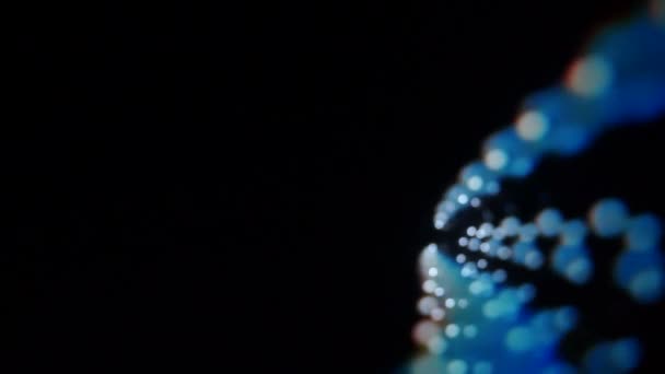 Projecteurs clignotants, mouvement lisse de la lumière 