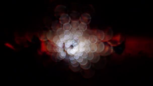 闪烁的泛光灯，光运动平稳 — 图库视频影像