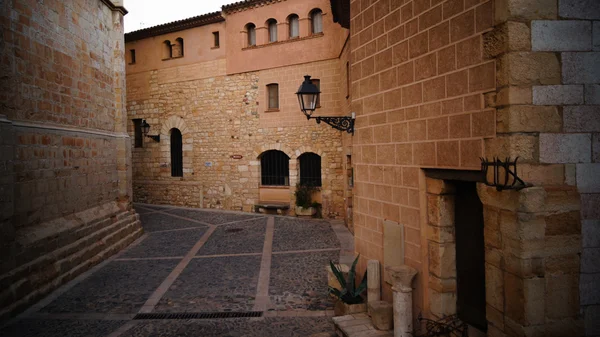 Casco antiguo de Montblanc — Foto de Stock