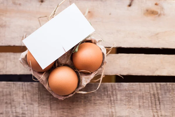 Easter eggs photo composition — Stock Photo, Image