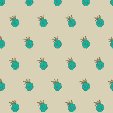 Elle çizilmiş doodle vintage seamless modeli