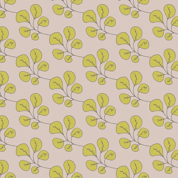 Vintage patrón floral inconsútil — Vector de stock