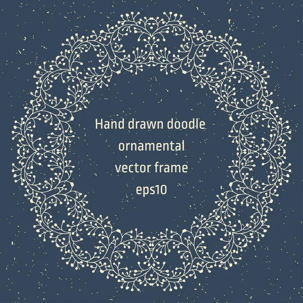 Handgezeichnetes Doodle-Ornament — Stockvektor