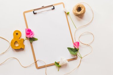 Kimlik ve zanaat mockup Retro filtre efekti ile ayarla