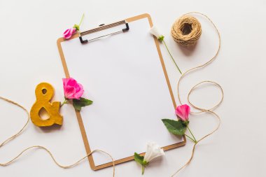 Kimlik ve zanaat mockup Retro filtre efekti ile ayarla