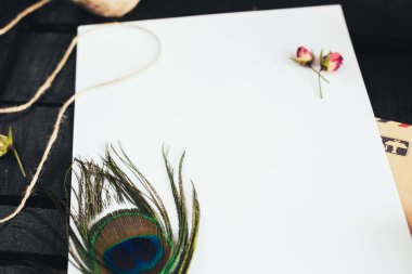 Rahat boş a4 sayfası mockup