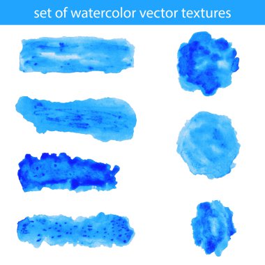 Sulu Boya konturları ve BLOB'lar seti