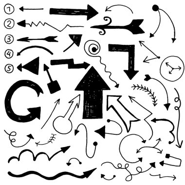 çizgi, çizgi film okları kümesi