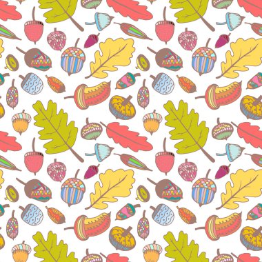 Meşe yaprağı, meşe palamutları kümesi