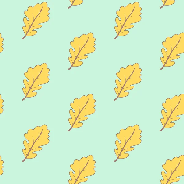 Feuilles de chêne fond — Image vectorielle