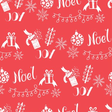 Mutlu yeni yıl seamless modeli.