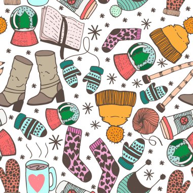 Kış modası, simgeler desen giyim