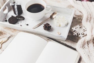 Şirin vintage Noel kompozisyon