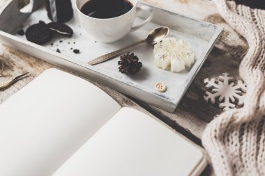 Şirin vintage Noel kompozisyon