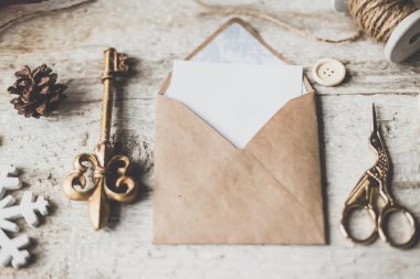 Noel, yeni yıl hediye kompozisyon