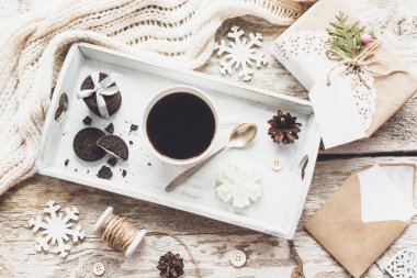 Şirin vintage Noel kompozisyon