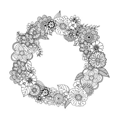 Soyut dantel çiçek arkaplanı