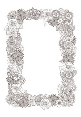 abstract lace floral background clipart