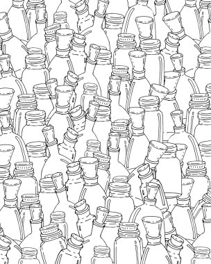 Boyama kitabı için desen. Vektör handdrawn dekoratif elemanlar.