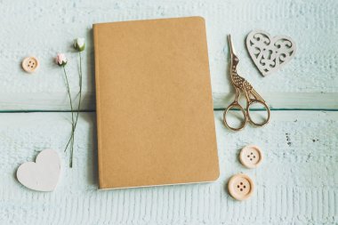 Şirin ve şık brending mockup fotoğraf