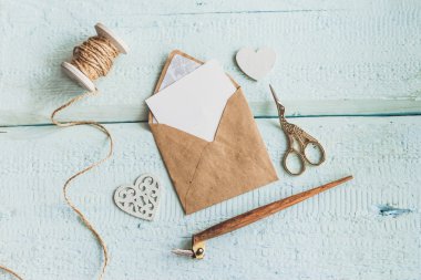 Şirin ve şık brending mockup fotoğraf