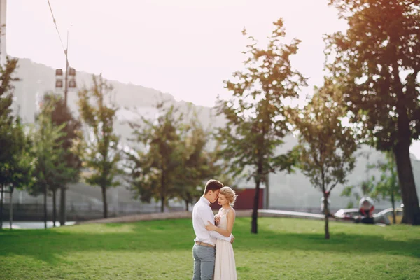 Dia do casamento em Budapeste — Fotografia de Stock