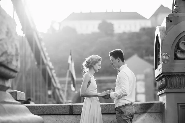 Dia do casamento em Budapeste — Fotografia de Stock