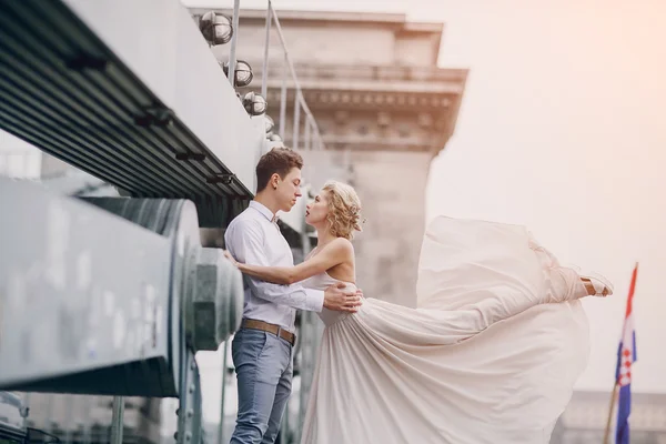 Día de la boda en Budapest —  Fotos de Stock