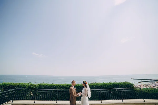 Dia ensolarado do casamento — Fotografia de Stock