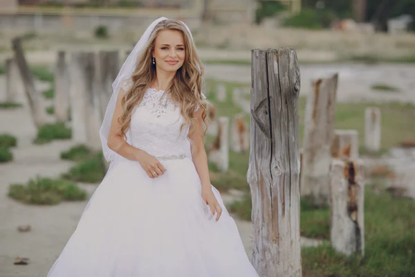 Dia do casamento em odessa — Fotografia de Stock