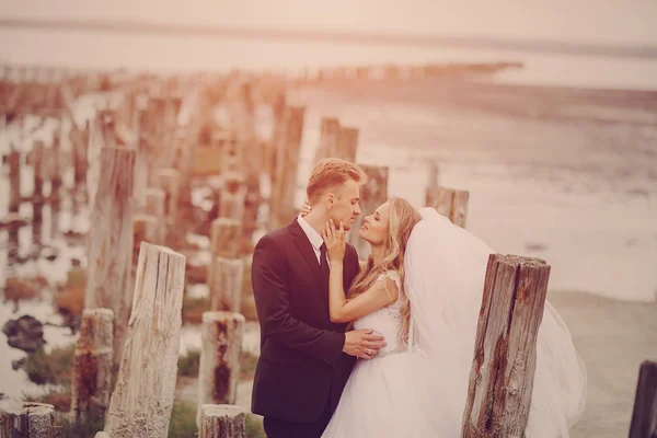 Dia do casamento em odessa — Fotografia de Stock