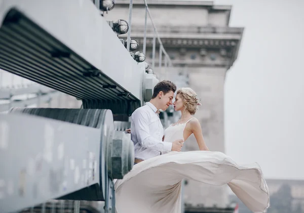 Jour de mariage à Budapest — Photo