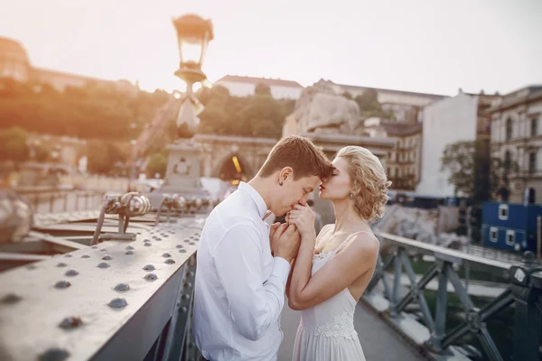 Día de la boda en Budapest — Foto de Stock