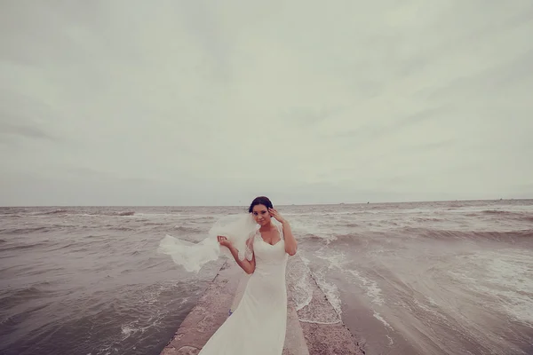 Matrimonio al mare — Foto Stock