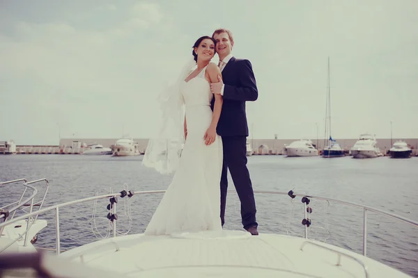 Весілля на морі — стокове фото