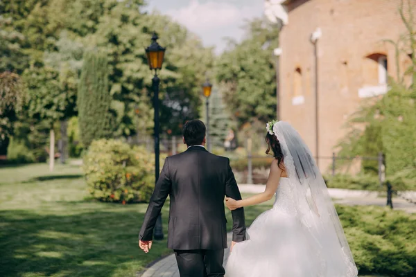 Magical festive wedding day — Stock Photo, Image